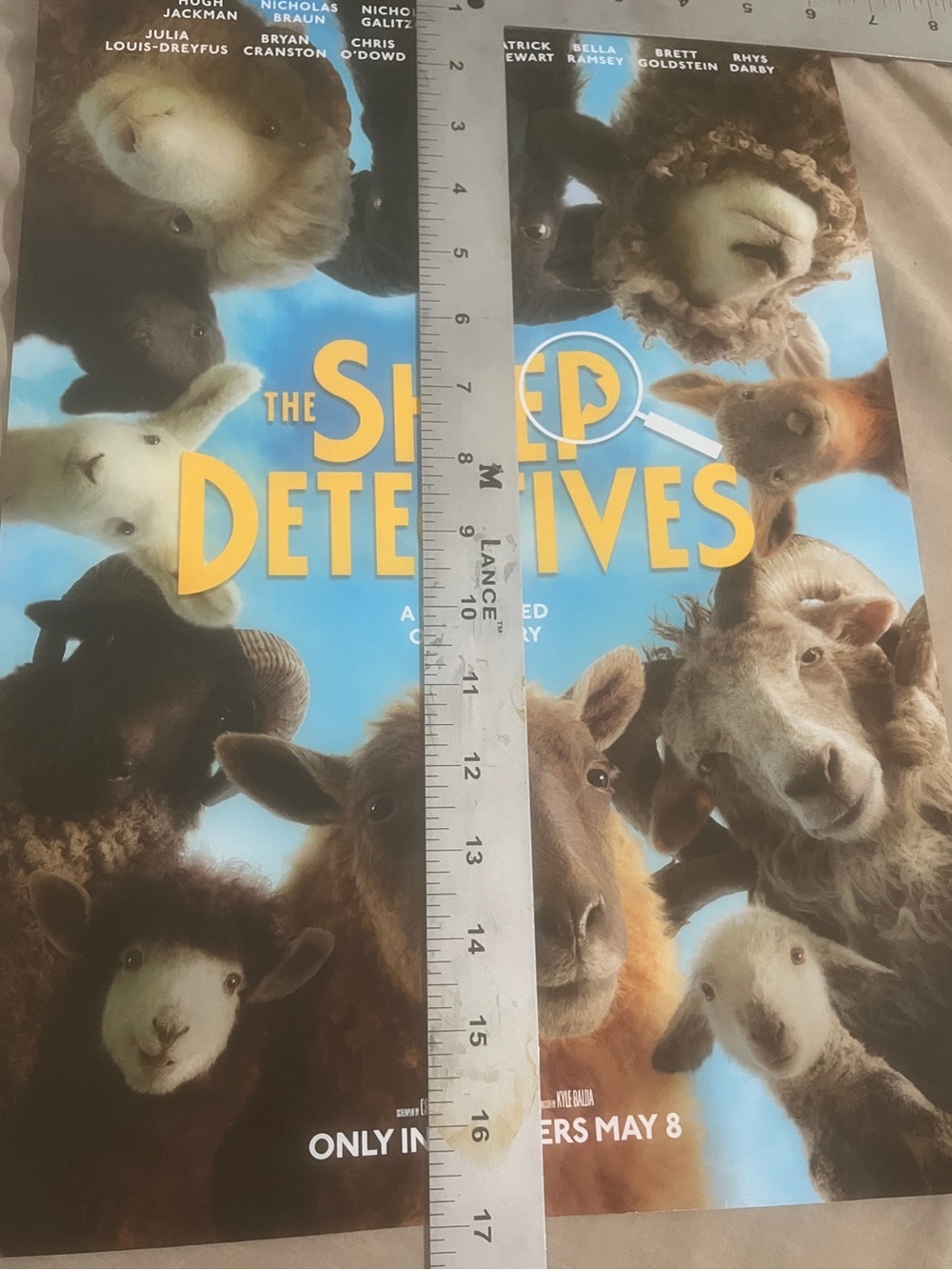 Sheep Detectives BUNDLE Movie Poster, Ticket, mini sheet 2026 Hugh Stewart new - Picture 8 of 8
